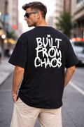 Built From Chaos Oversized Streetwear Tee – Heavyweight Unisex Graphic T-Shirt
