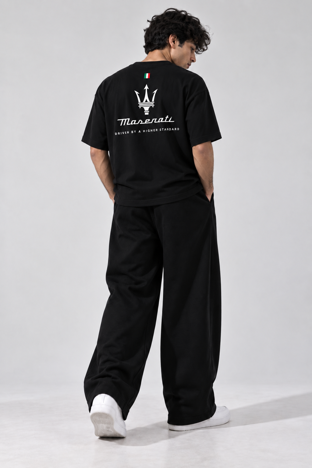 Maserati Black Trident Co-Ord Set