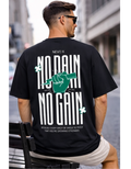 No Pain No Gain Oversized Graphic T-Shirt | Nevo X