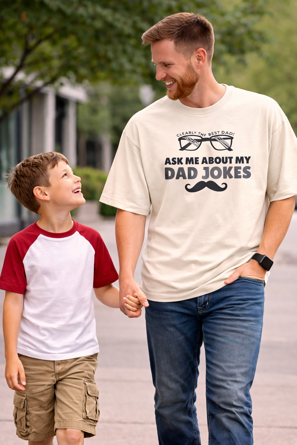 Dad Jokes Oversized T-Shirt | Nevo X