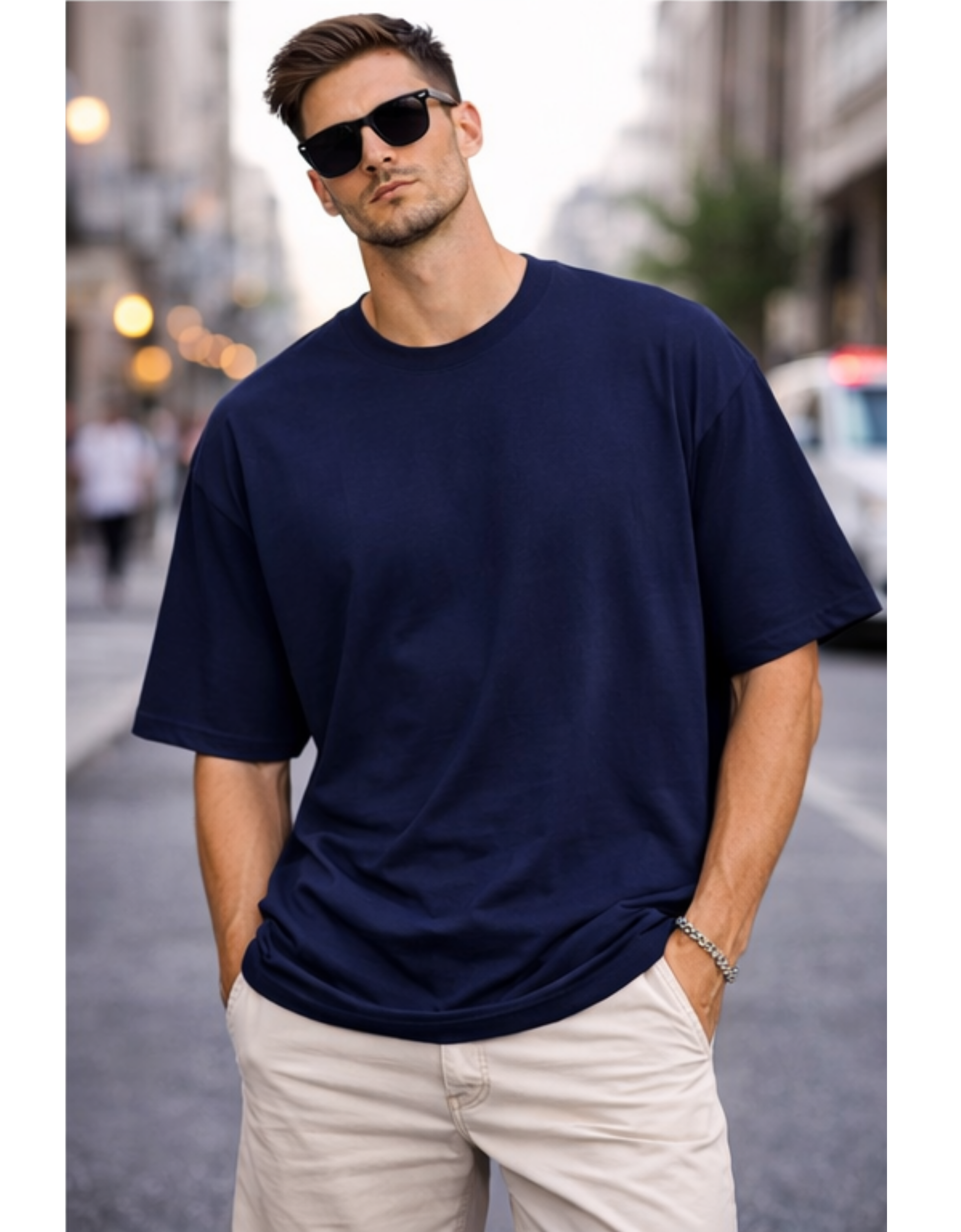 Hustle Mode Always Oversized Motivational T-Shirt