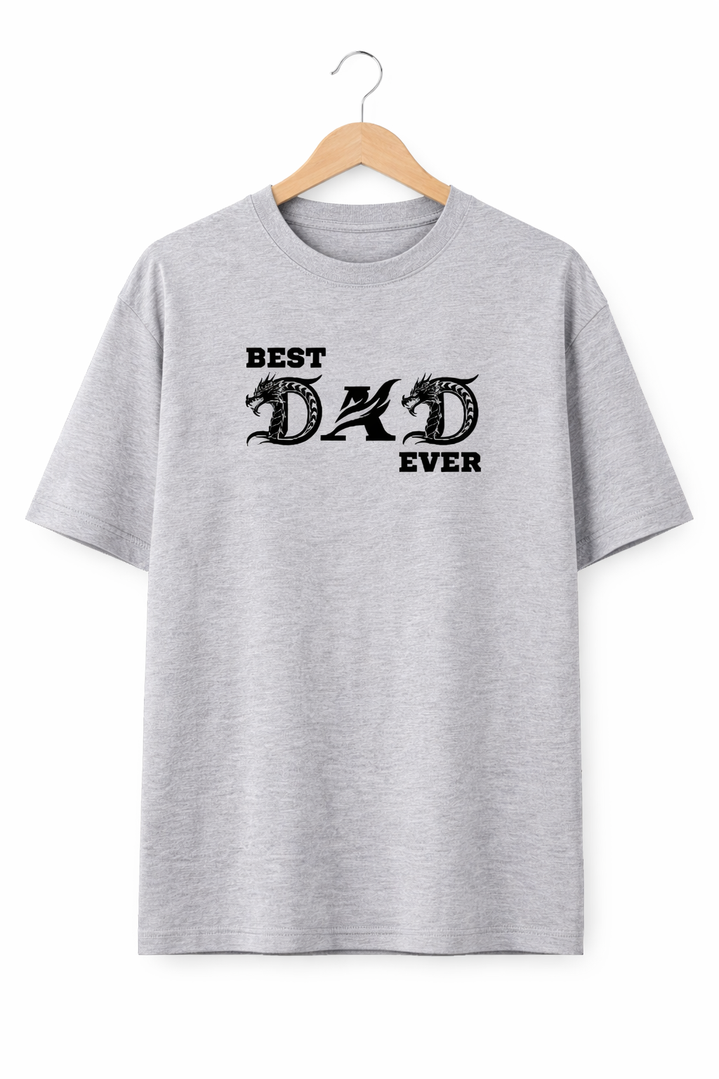 Best Dad Ever Print | Oversized T-Shirt | Nevo X