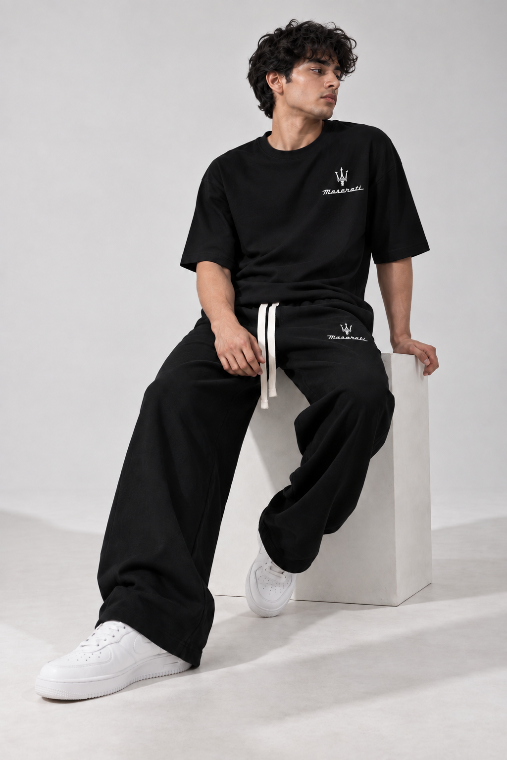 Maserati Black Trident Co-Ord Set