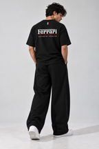 Ferrari Racing Black Tracksuit Set