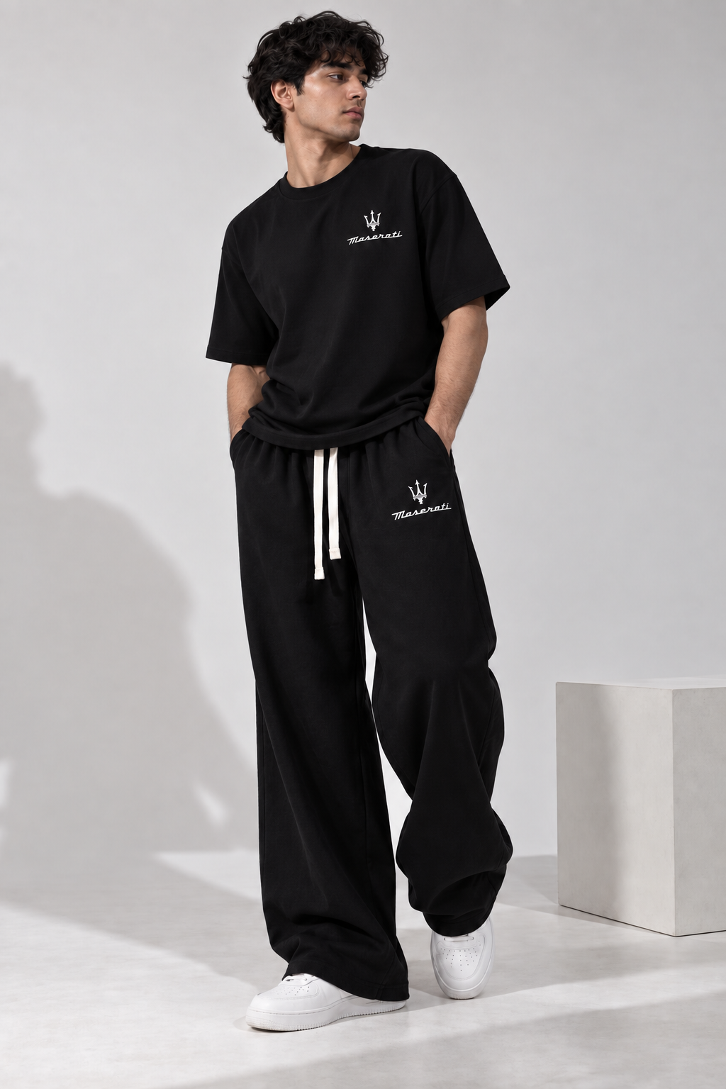 Maserati Black Trident Co-Ord Set