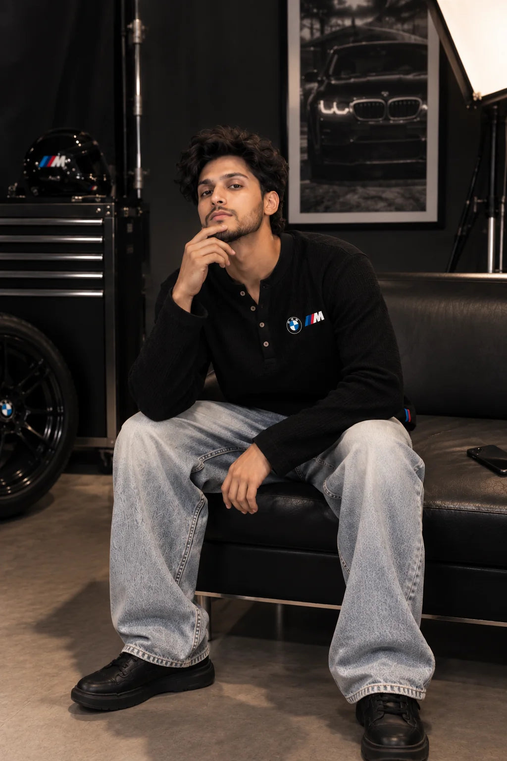 M Motorsport Waffle Henley