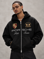 Porsche Dual Chain 360 GSM Zip Hoodie