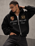 Porsche Dual Chain 360 GSM Zip Hoodie