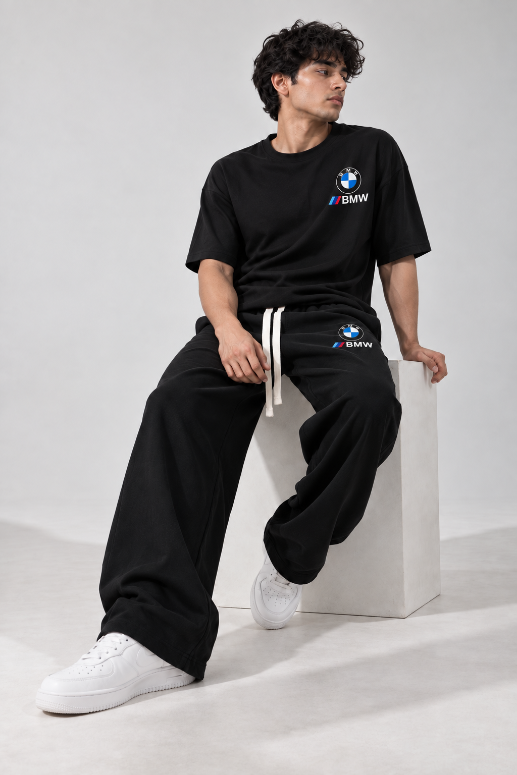 BMW Motorsport Black Streetwear Set