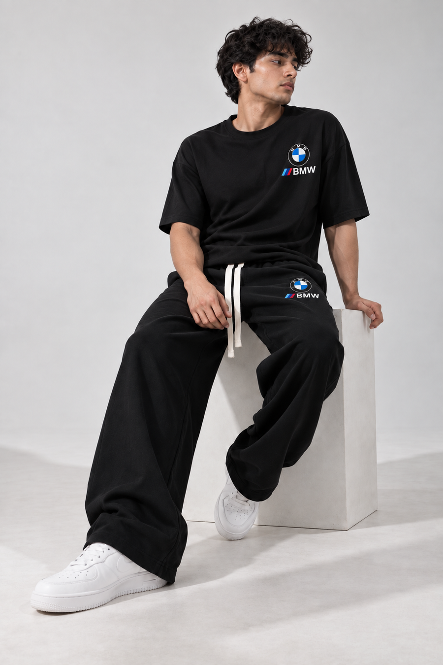 BMW Motorsport Black Streetwear Set