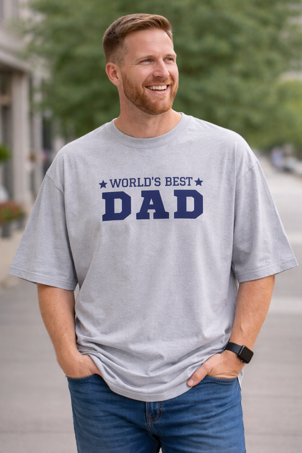 Best DAD | Oversized Tee | Nevo X