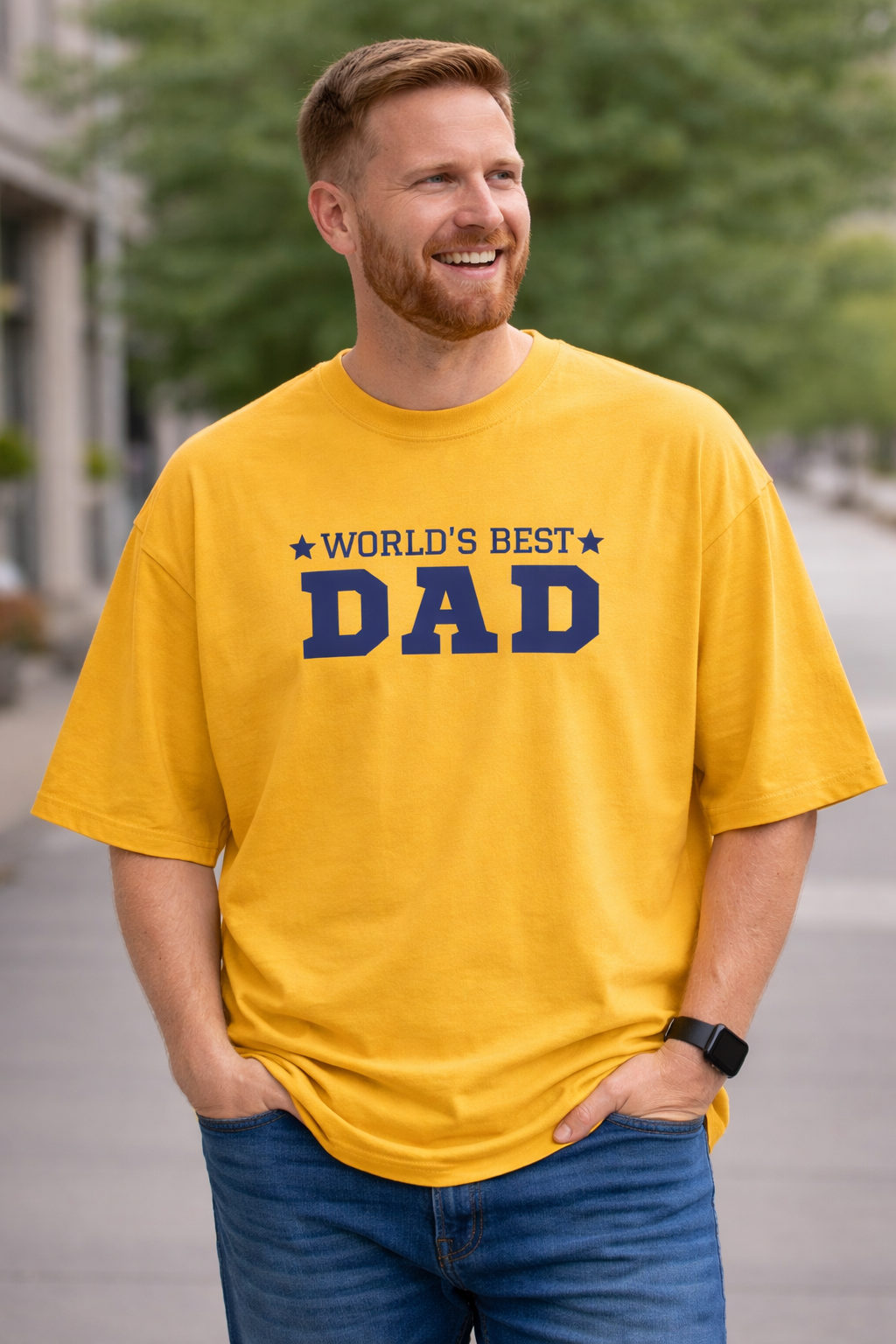 Best DAD | Oversized Tee | Nevo X