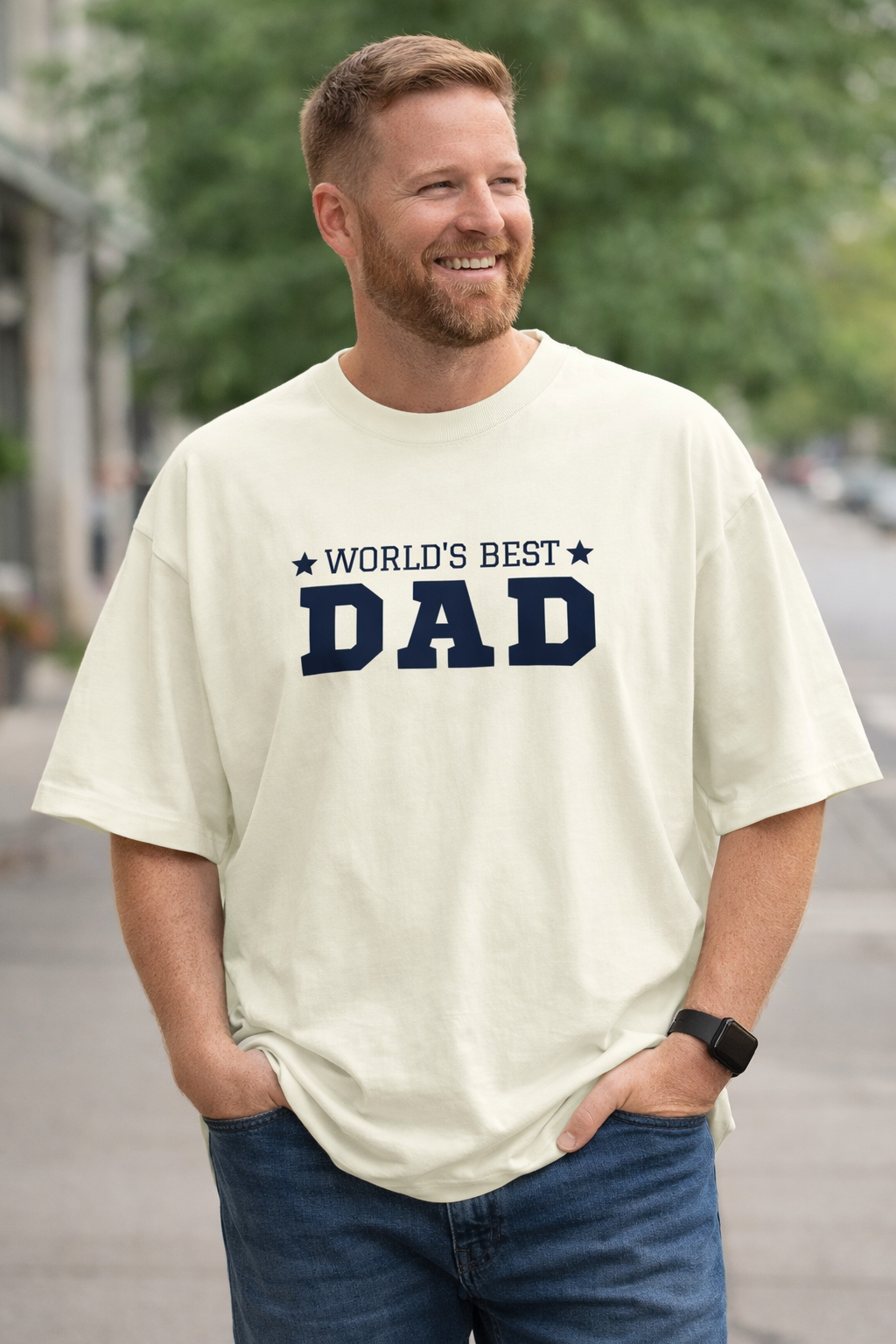 Best DAD | Oversized Tee | Nevo X