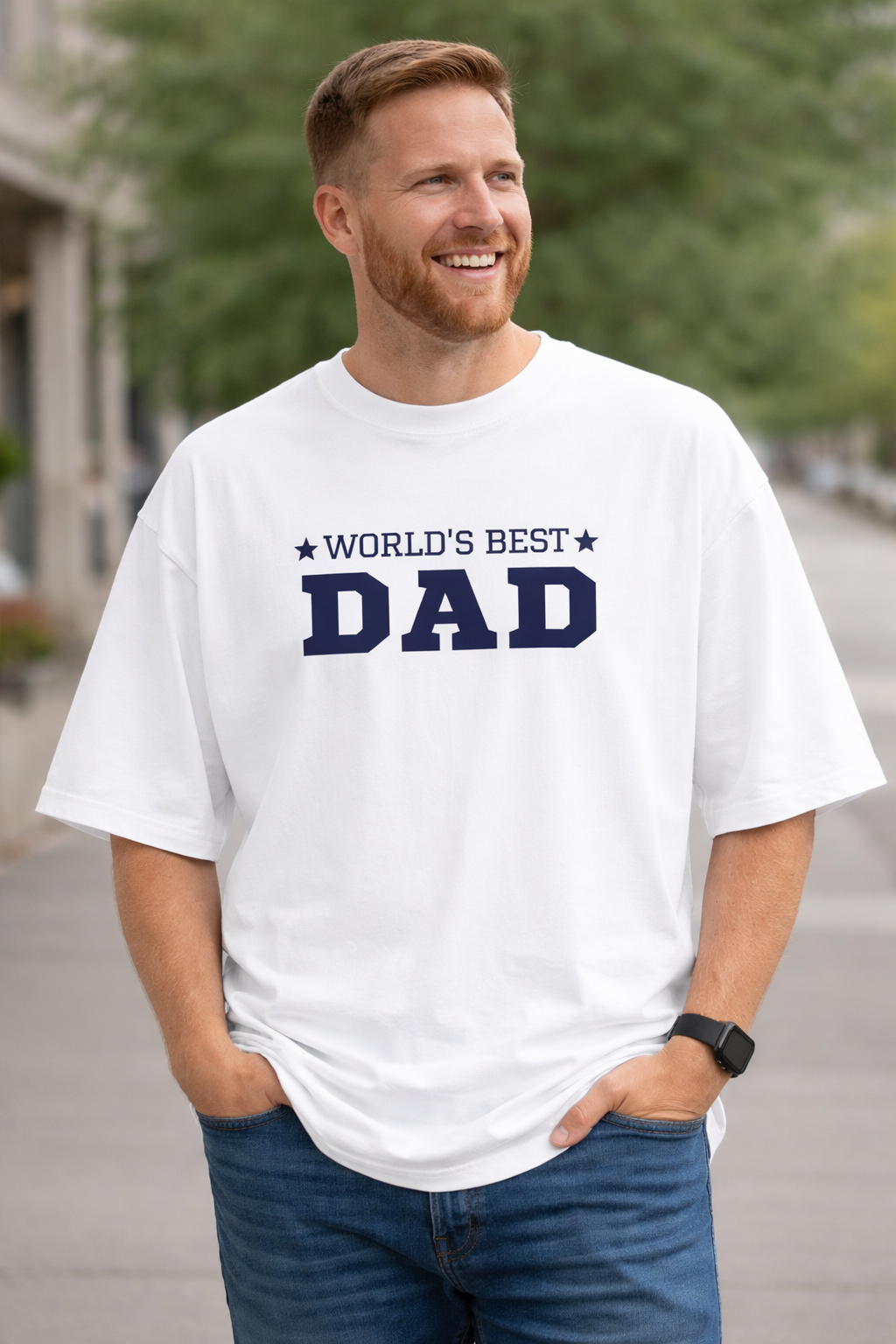 Best DAD | Oversized Tee | Nevo X